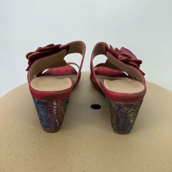 Spring Step L'Artiste Women's Shayla Leather Slide Sandal - Picture 9 of 10